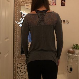 flowy bottom long sleeve
